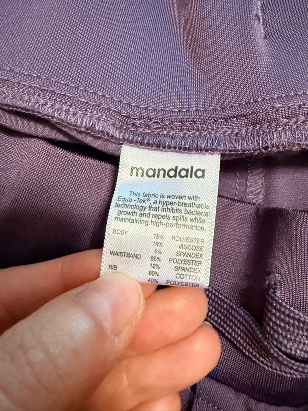 Mandala Women's 9-Pocket Jogger Scrub Pants - Dewberry - Picture 7 of 8